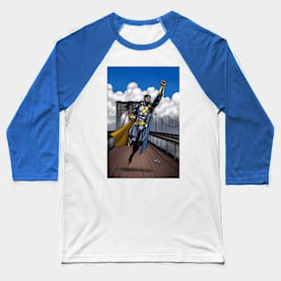 Liberty Brooklyn Bridge (Day) Baseball T-Shirt
